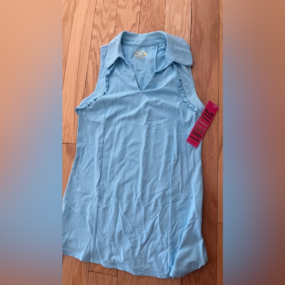 Lilly Pulitzer blue polo